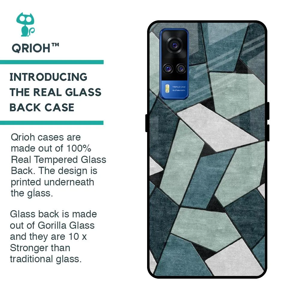Abstact Tiles Glass Case for Vivo Y51 2020