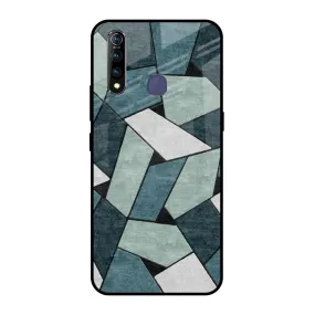 Abstact Tiles Glass Case for Vivo Z1 Pro