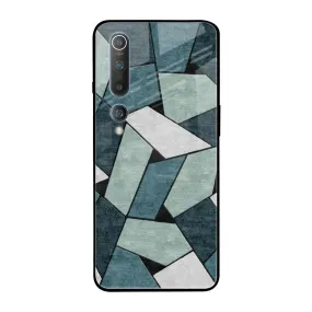 Abstact Tiles Glass Case for Xiaomi Mi 10