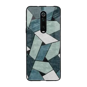 Abstact Tiles Glass Case for Xiaomi Redmi K20 Pro