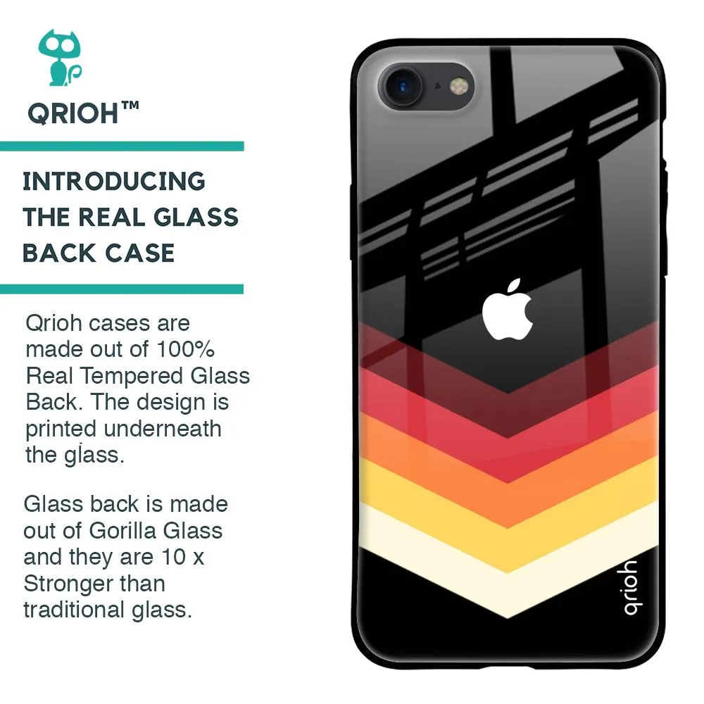 Abstract Arrow Pattern Glass Case For iPhone 7