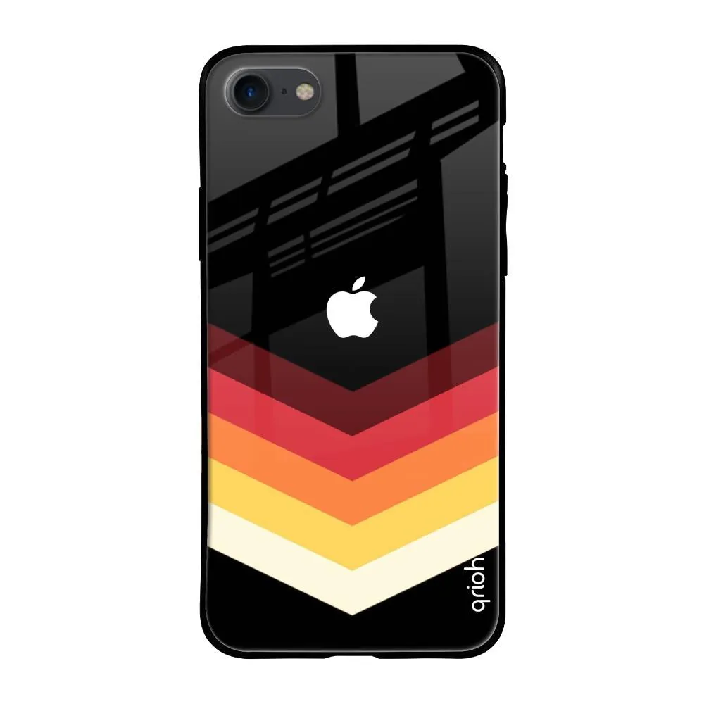Abstract Arrow Pattern Glass Case For iPhone 7