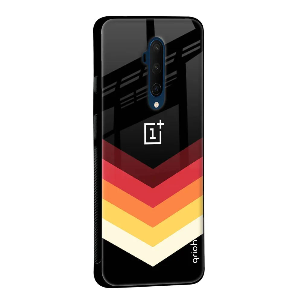 Abstract Arrow Pattern Glass Case For OnePlus 10T 5G