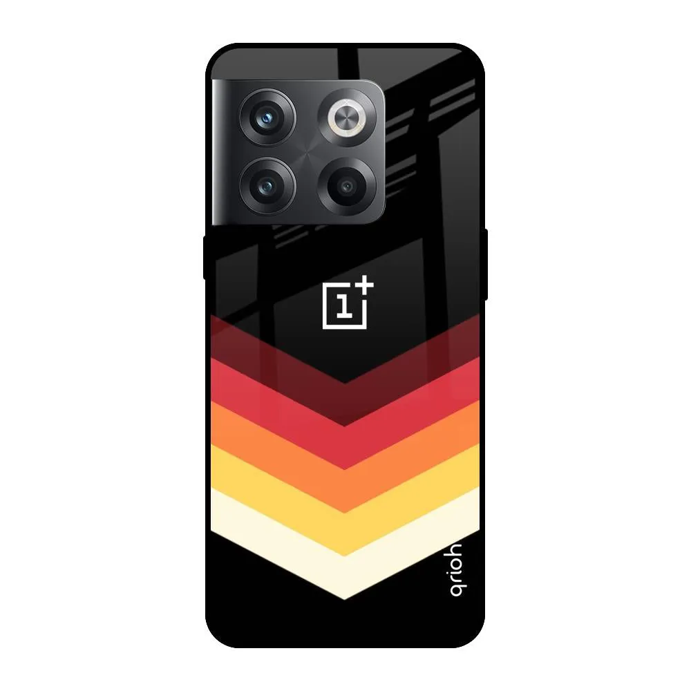 Abstract Arrow Pattern Glass Case For OnePlus 10T 5G
