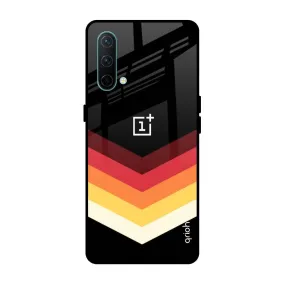 Abstract Arrow Pattern Glass Case For OnePlus Nord CE