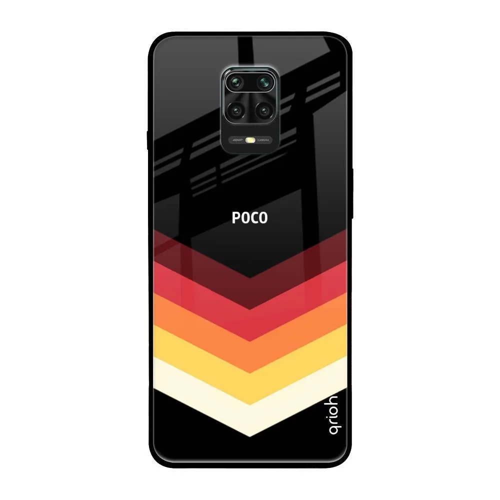 Abstract Arrow Pattern Glass Case For Poco M2 Pro