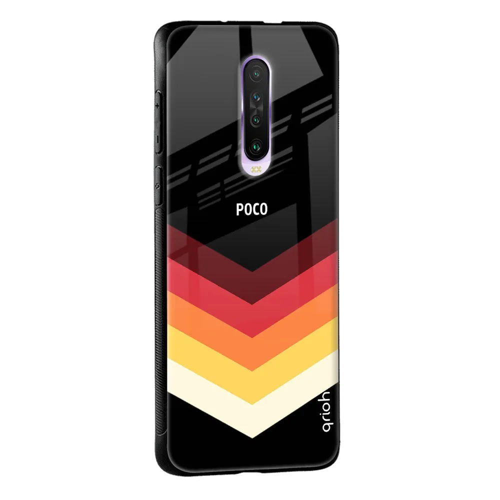 Abstract Arrow Pattern Glass Case For Poco M3 Pro