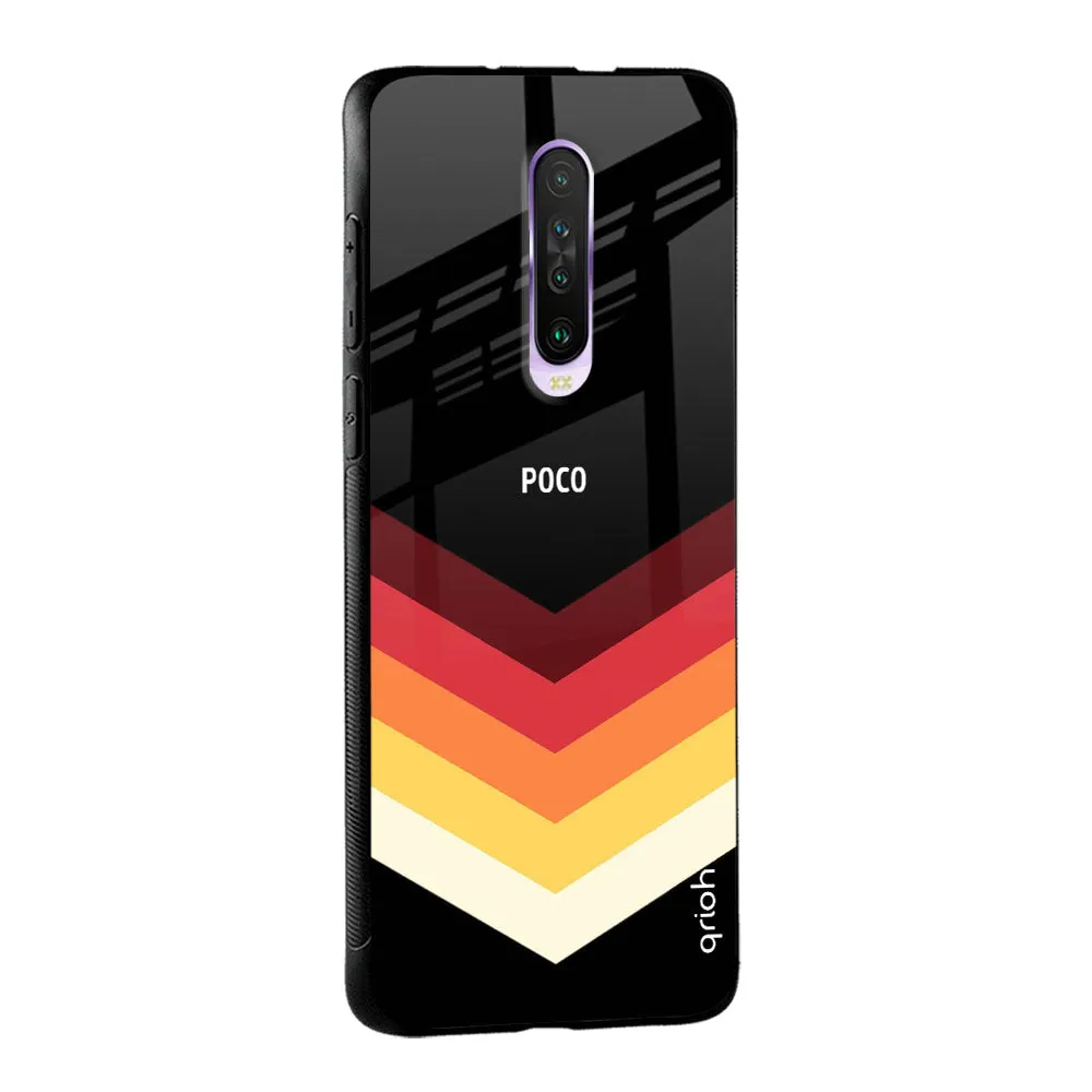Abstract Arrow Pattern Glass Case For Poco X4 Pro 5G