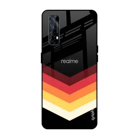 Abstract Arrow Pattern Glass Case For Realme 7