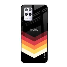Abstract Arrow Pattern Glass Case For Realme 9 5G