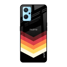 Abstract Arrow Pattern Glass Case For Realme 9i