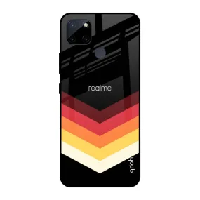 Abstract Arrow Pattern Glass Case For Realme C21Y