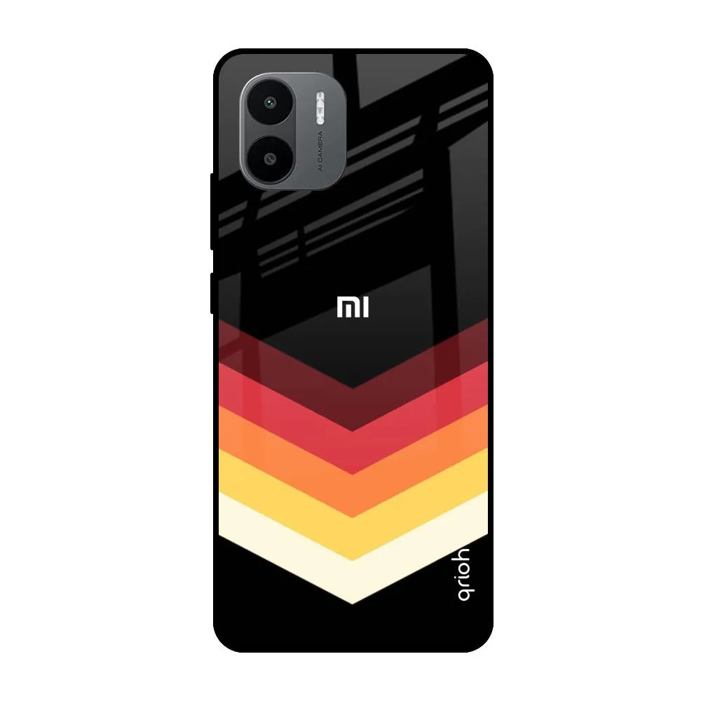 Abstract Arrow Pattern Glass Case For Redmi A1 Plus