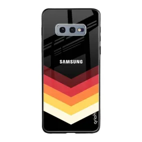 Abstract Arrow Pattern Glass Case For Samsung Galaxy S10E