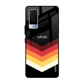 Abstract Arrow Pattern Glass Case For Vivo V21e