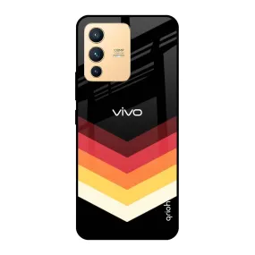 Abstract Arrow Pattern Glass Case For Vivo V23 Pro 5G
