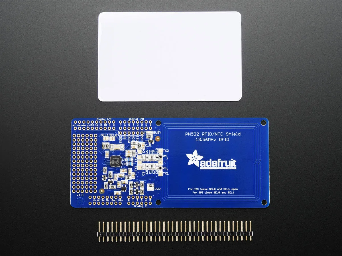 Adafruit PN532 NFC/RFID Controller Shield for Arduino   Extras