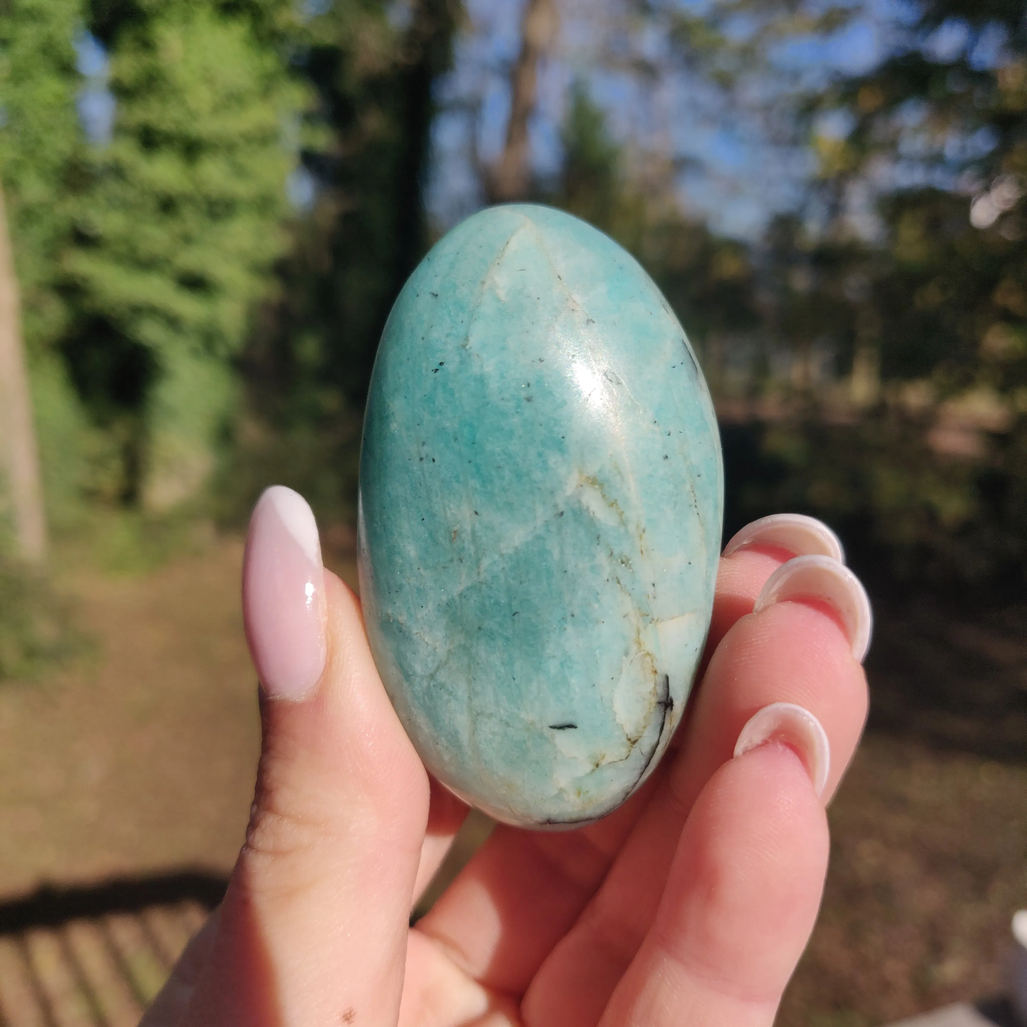 Amazonite Palm Stone (#14)