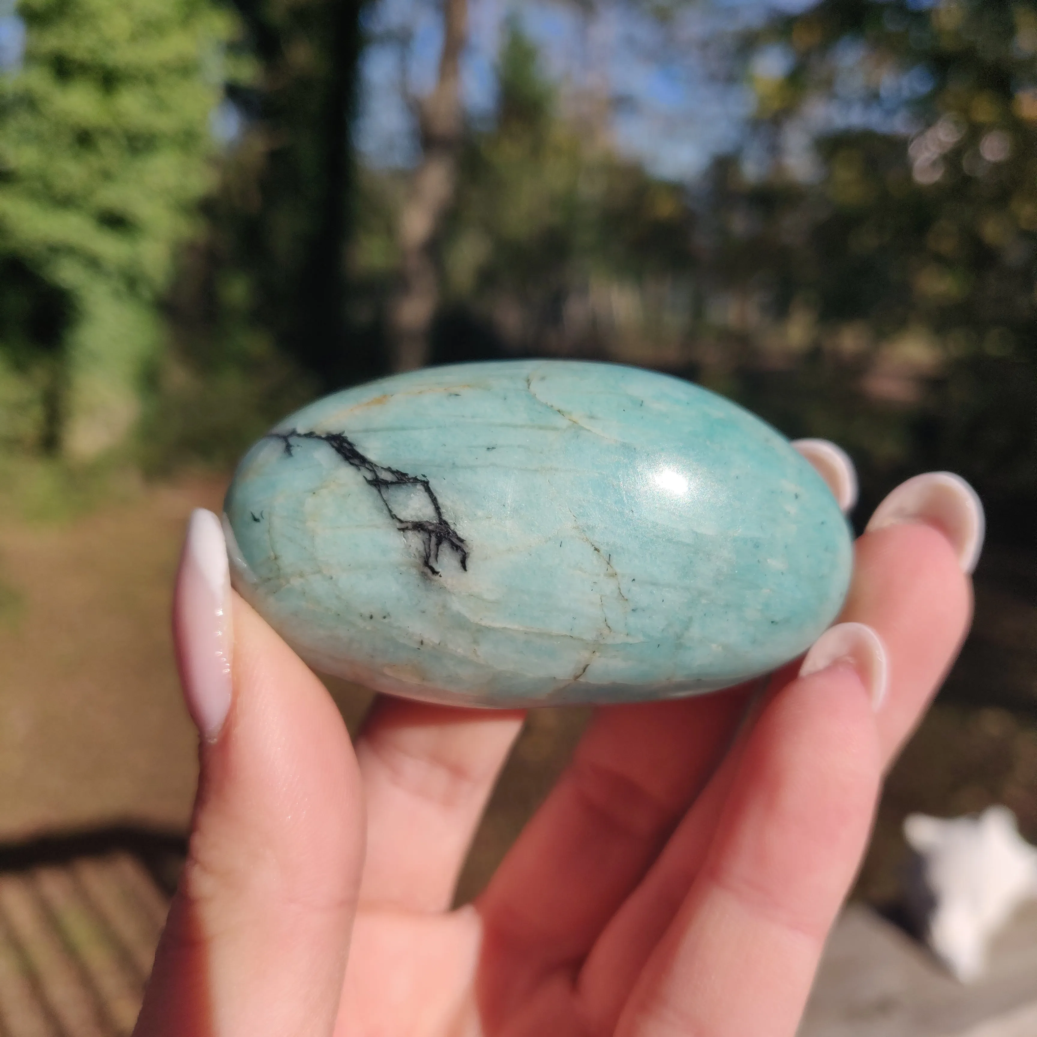 Amazonite Palm Stone (#14)