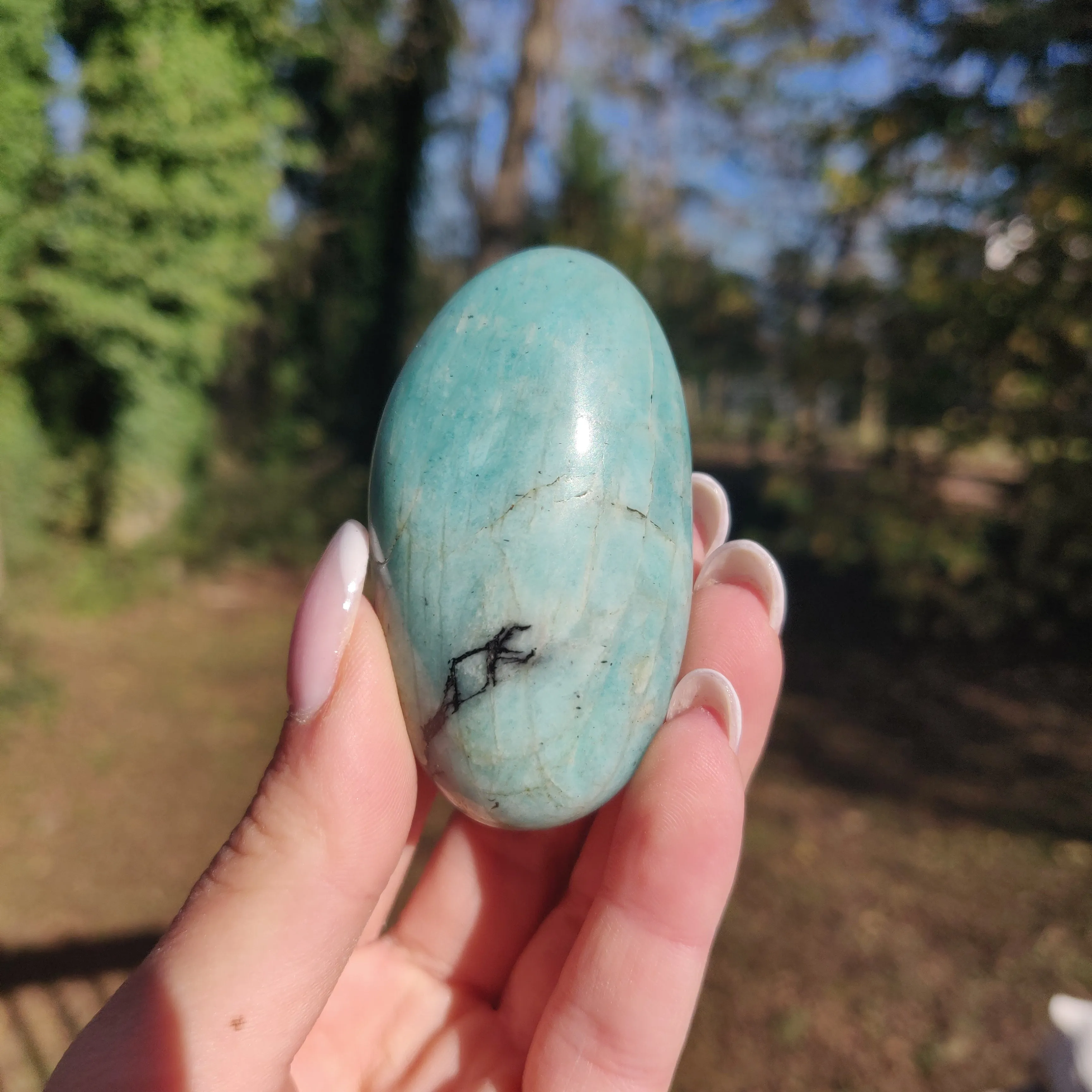 Amazonite Palm Stone (#14)