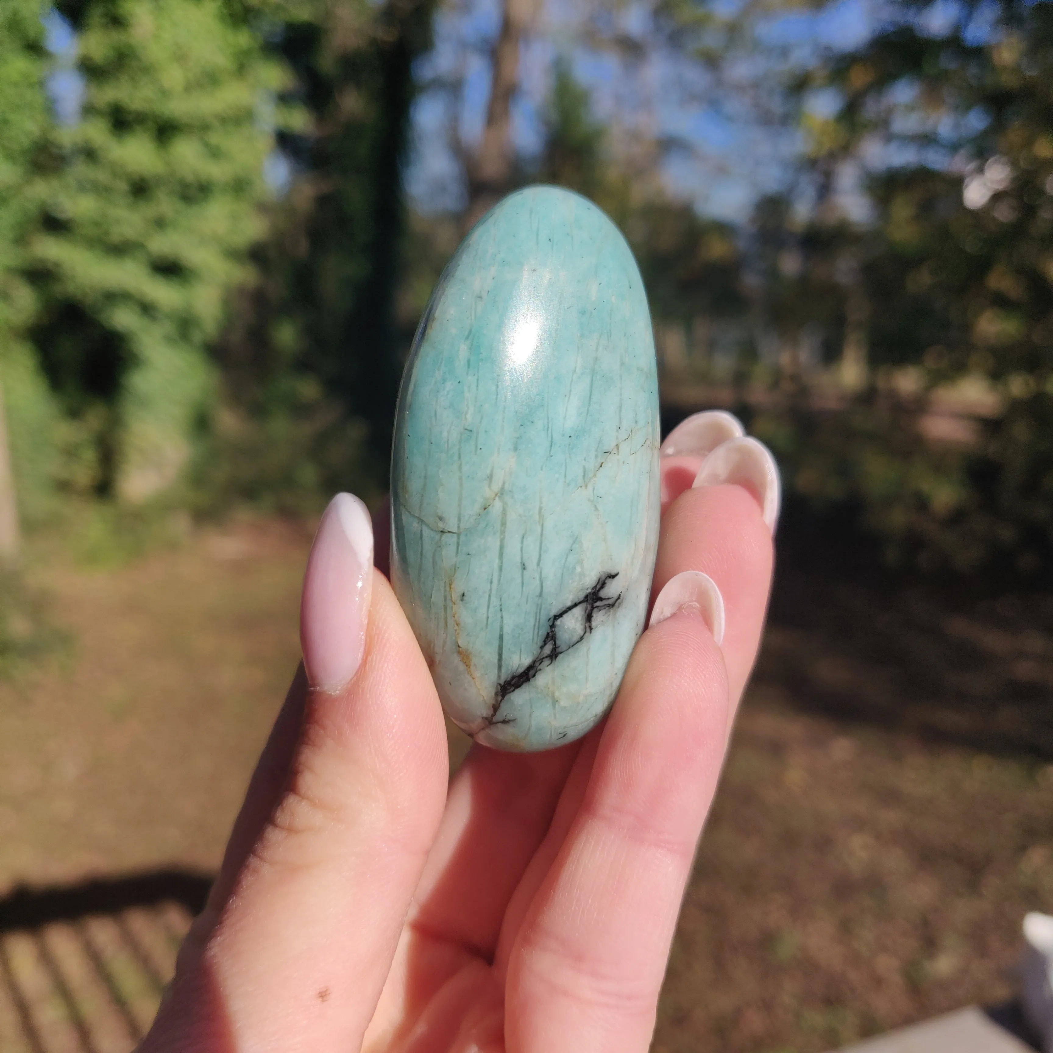 Amazonite Palm Stone (#14)