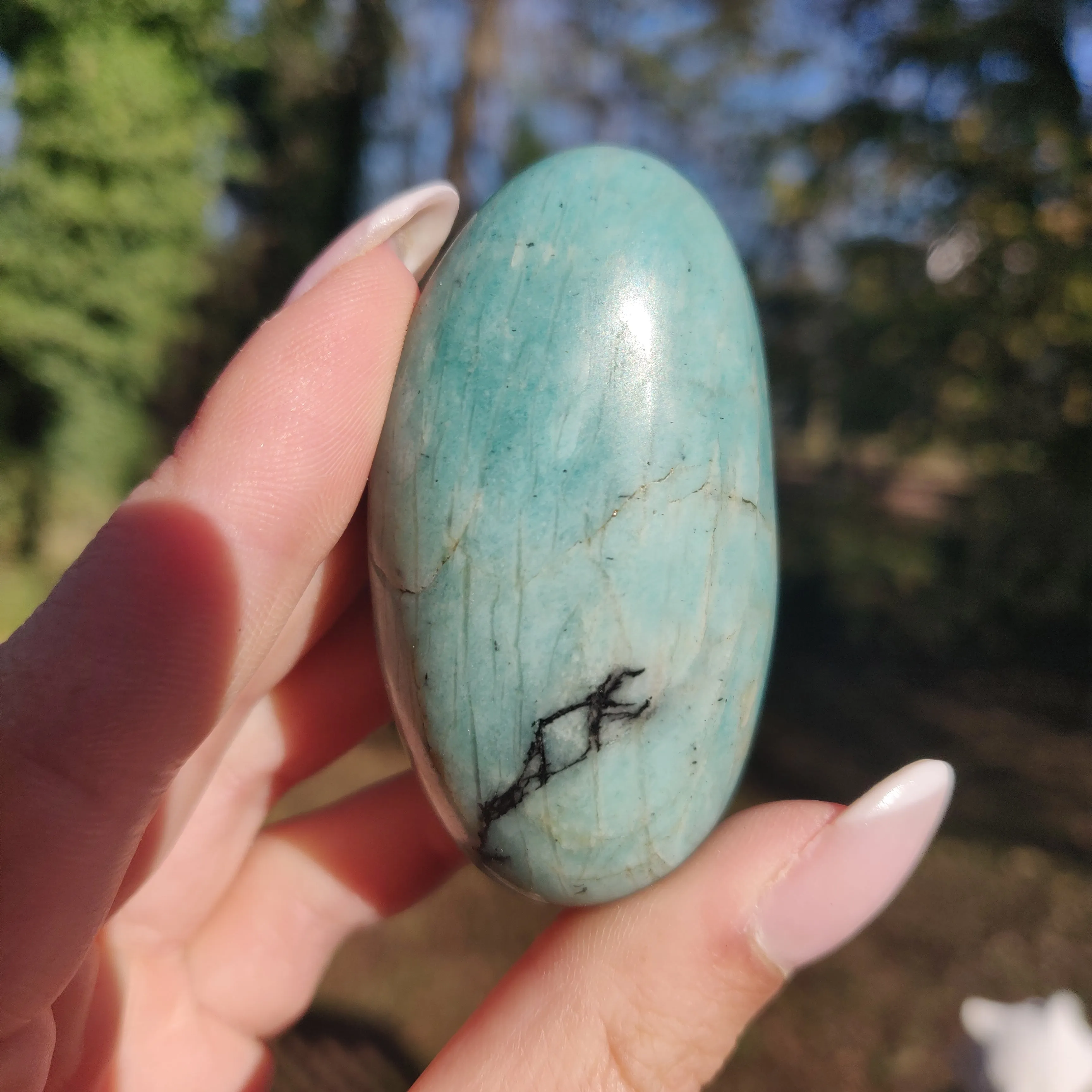 Amazonite Palm Stone (#14)