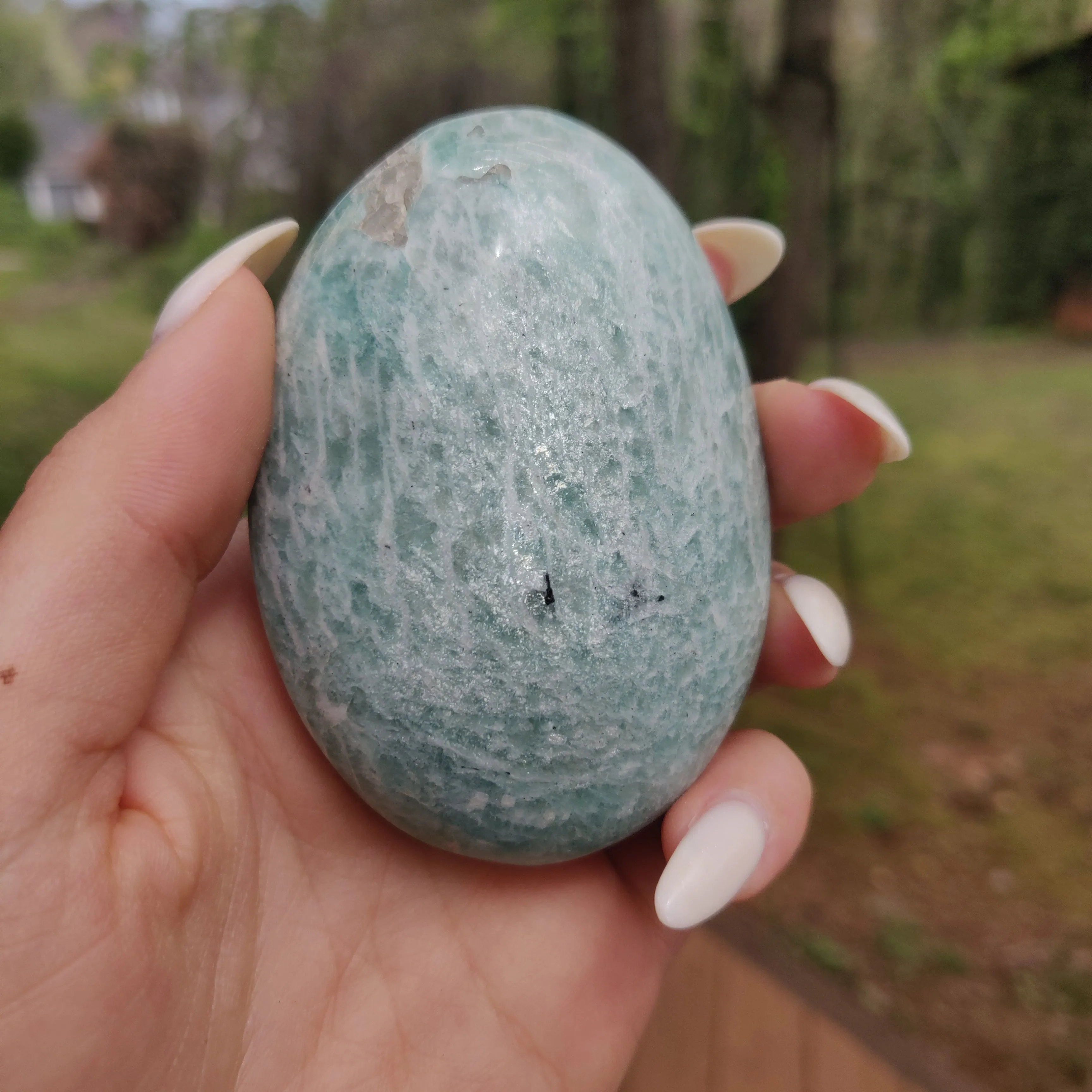Amazonite Palm Stone (#16)