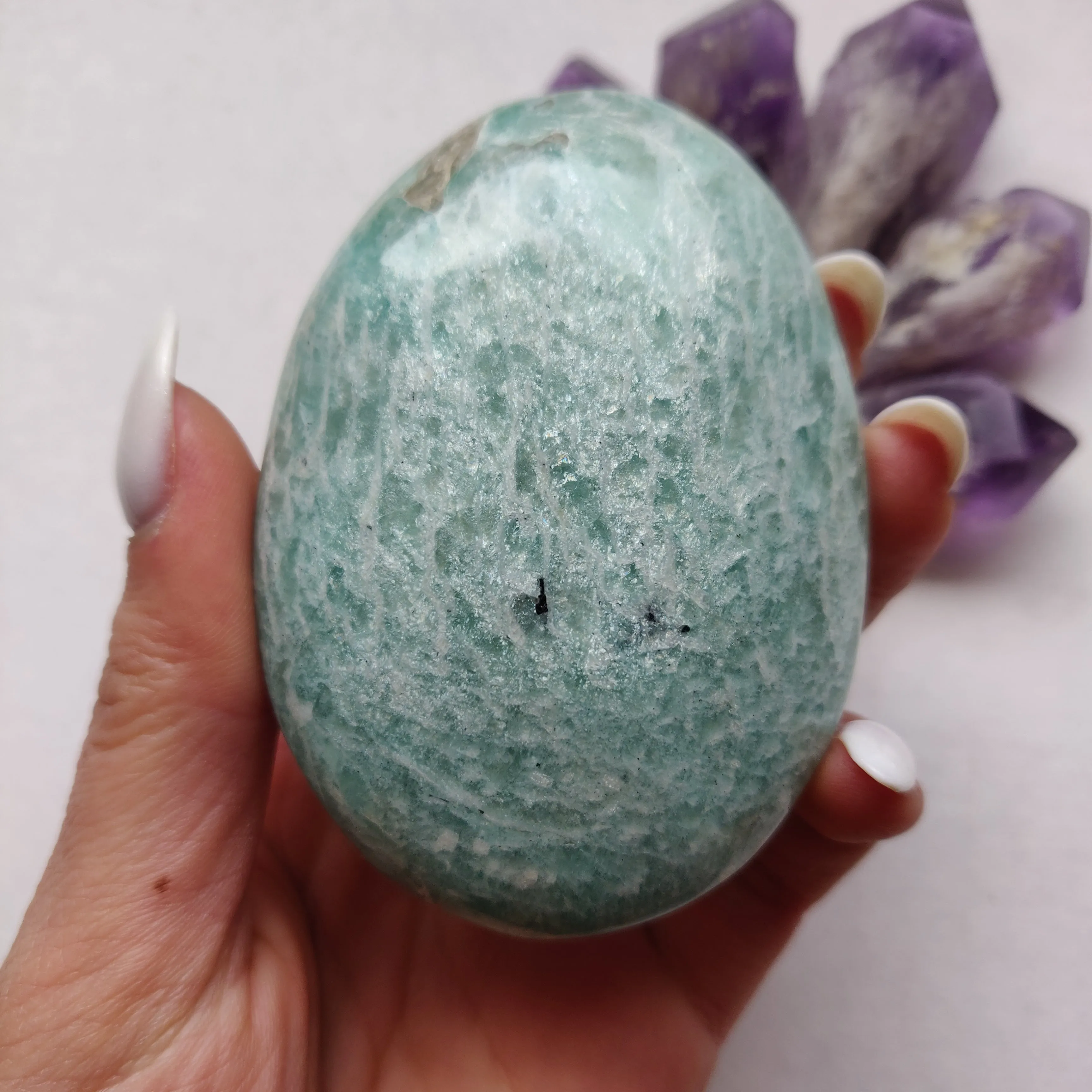 Amazonite Palm Stone (#16)