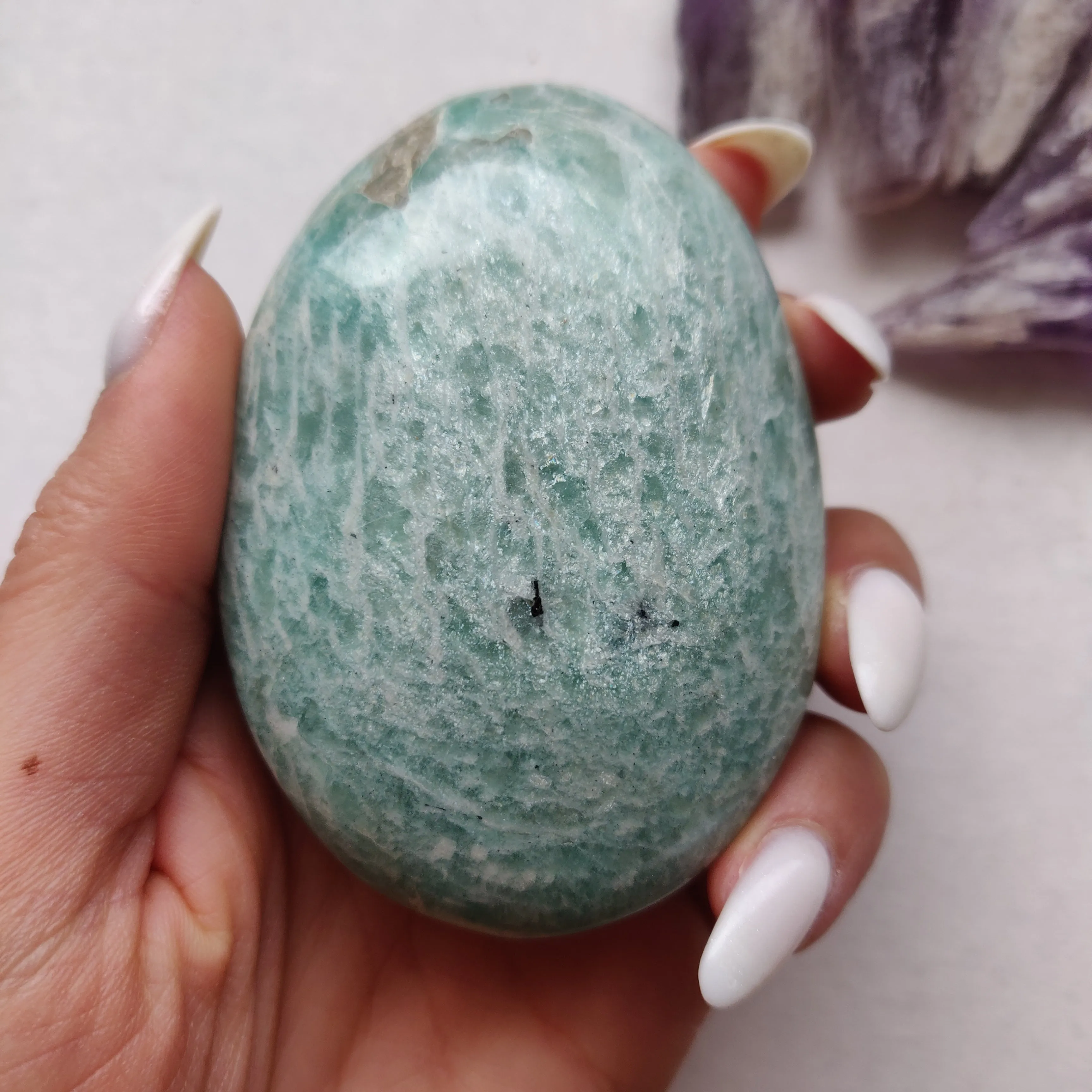 Amazonite Palm Stone (#16)