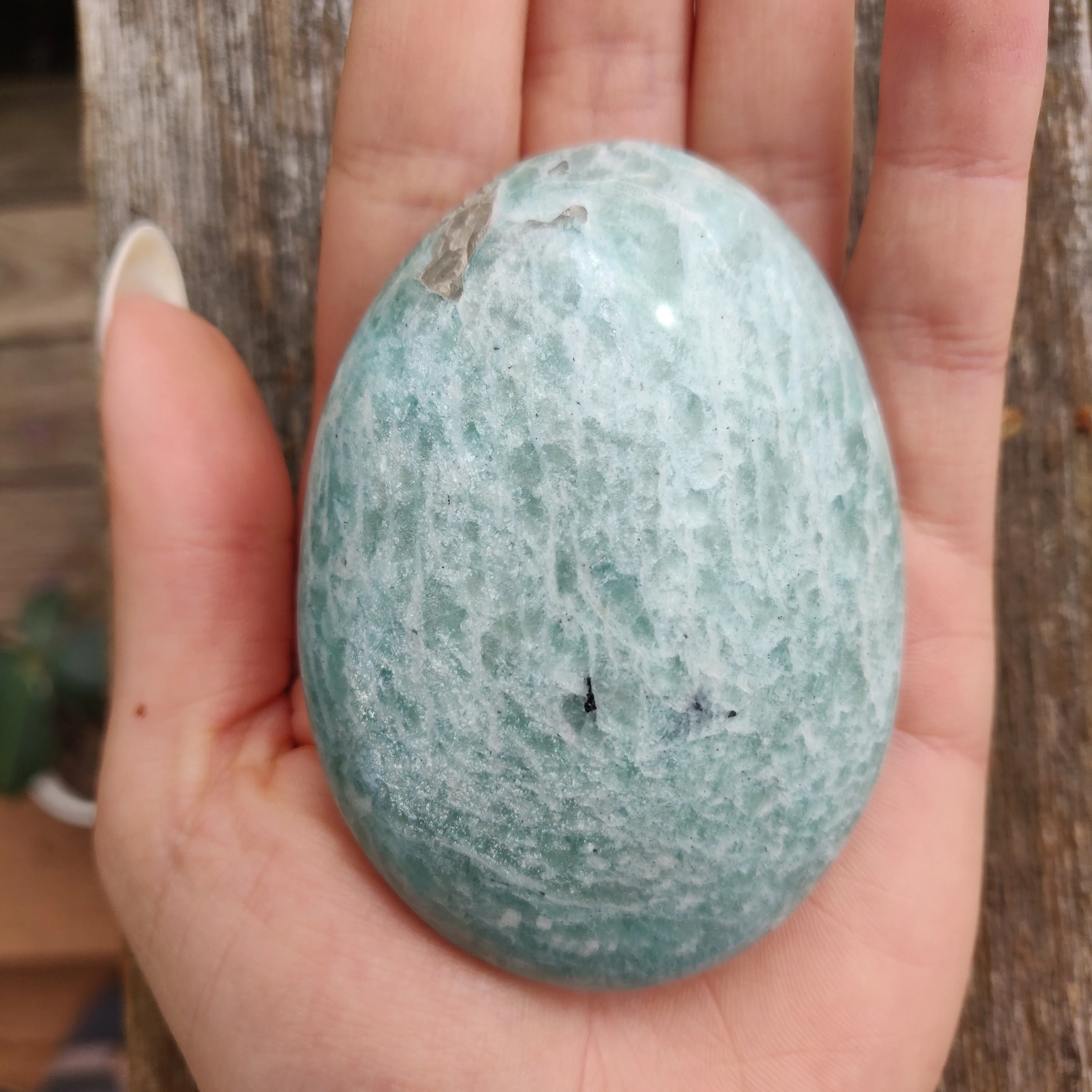 Amazonite Palm Stone (#16)