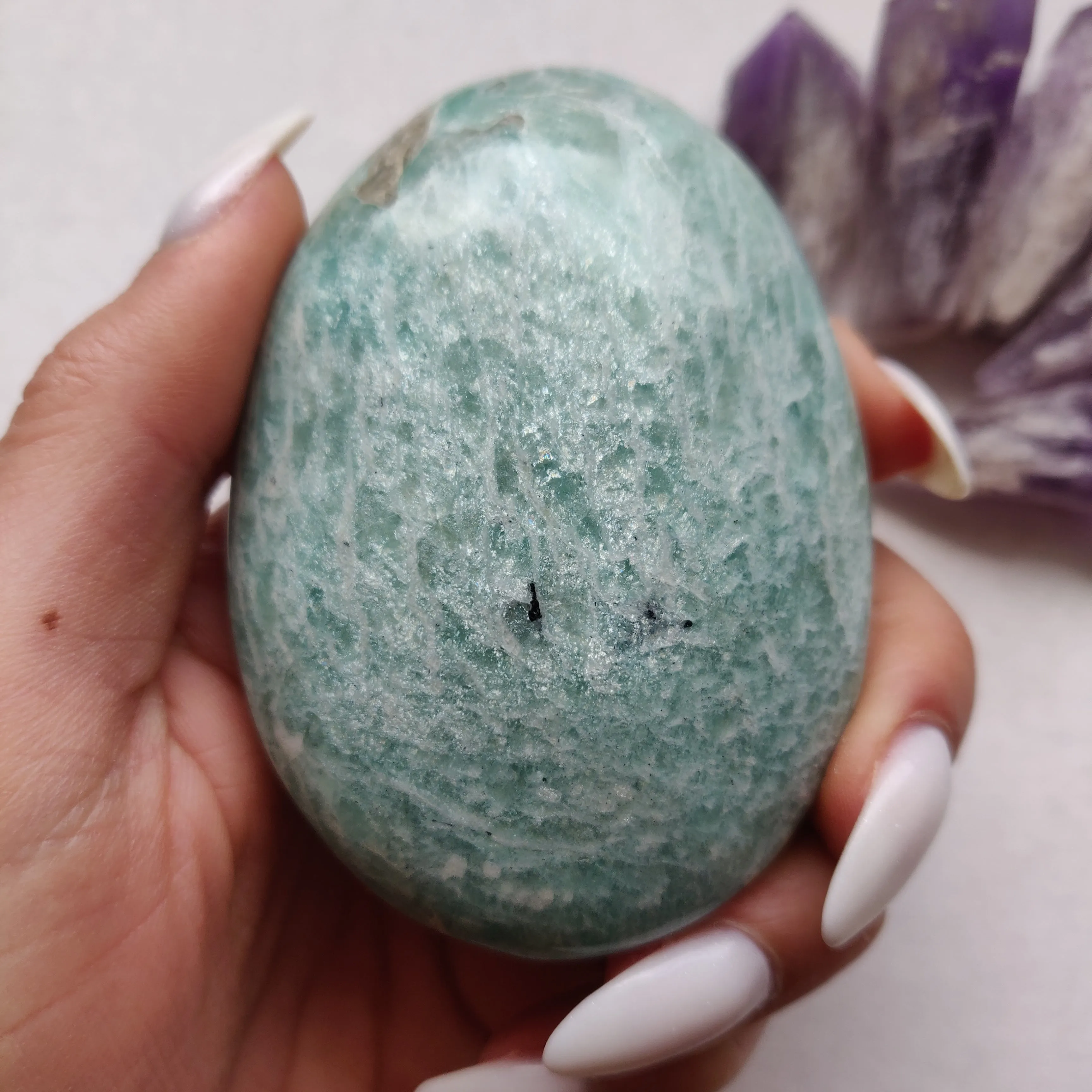 Amazonite Palm Stone (#16)