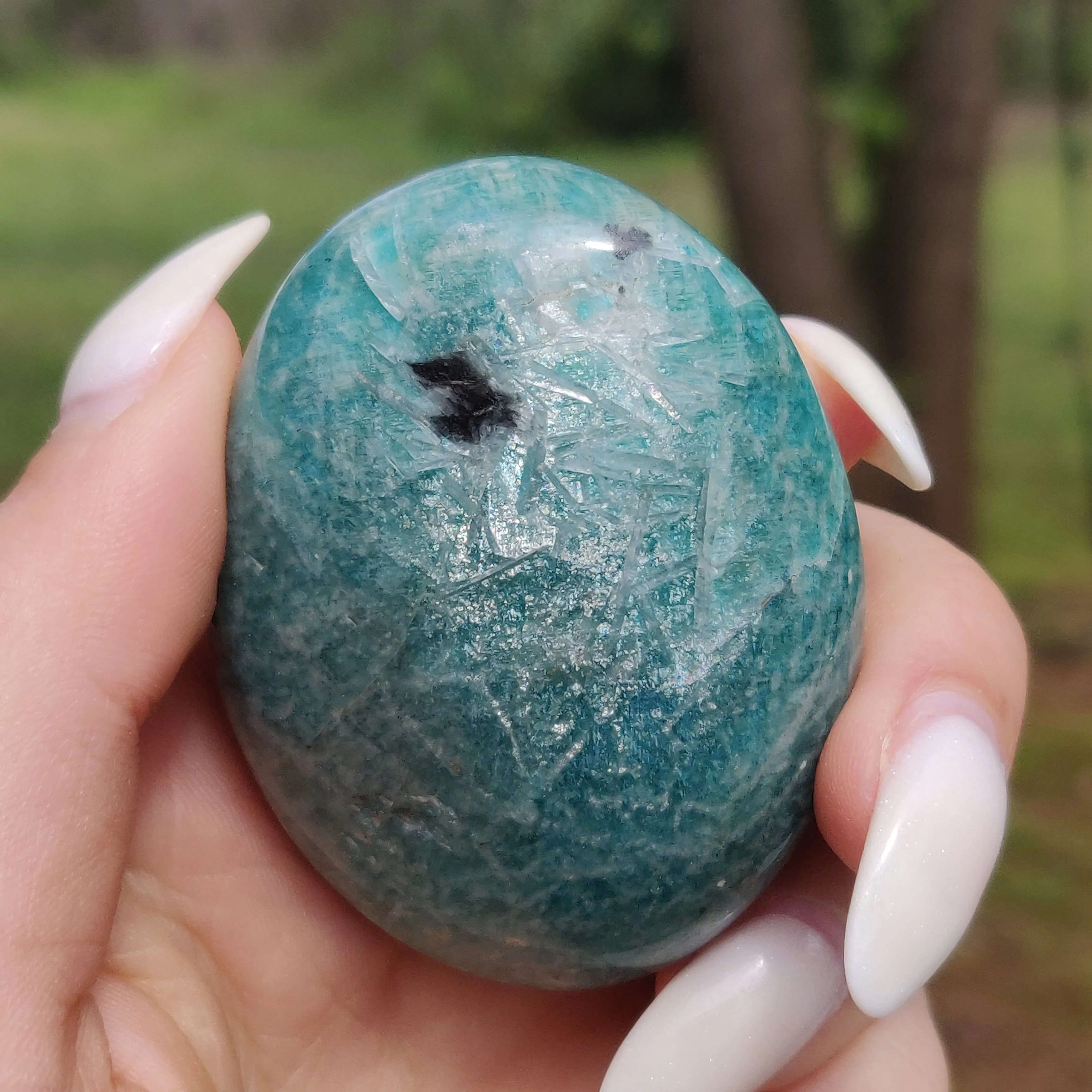 Amazonite Palm Stone (#18)