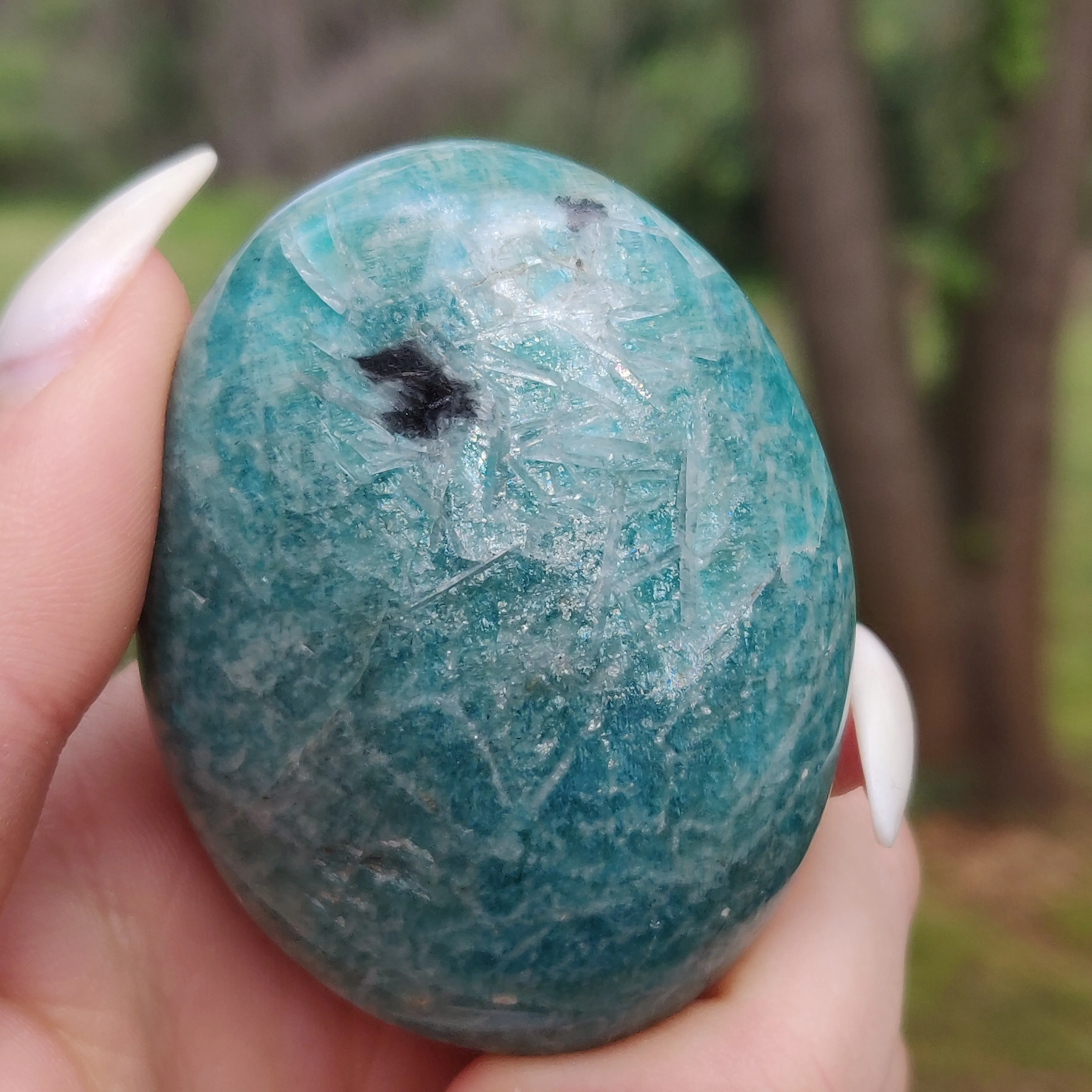 Amazonite Palm Stone (#18)