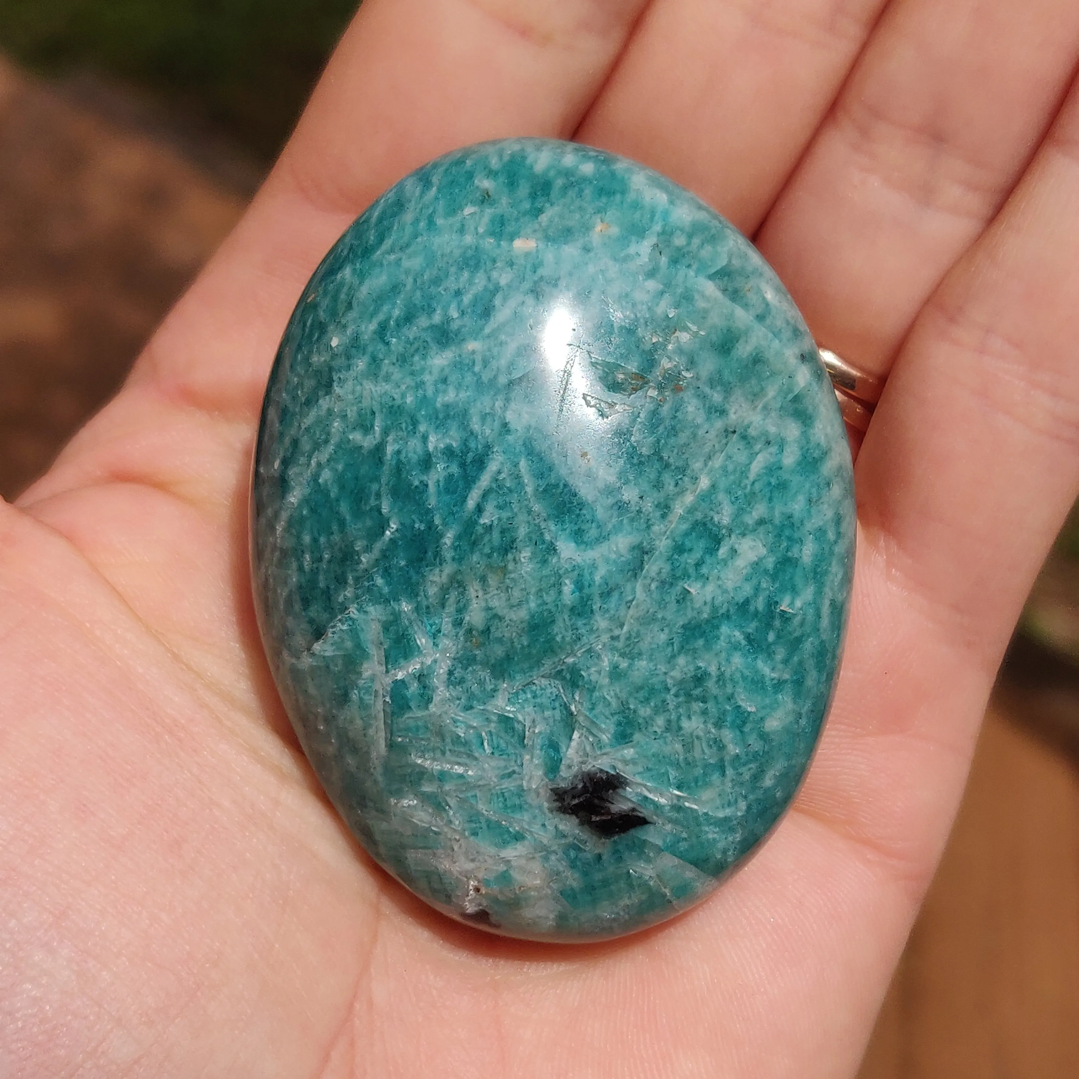 Amazonite Palm Stone (#18)