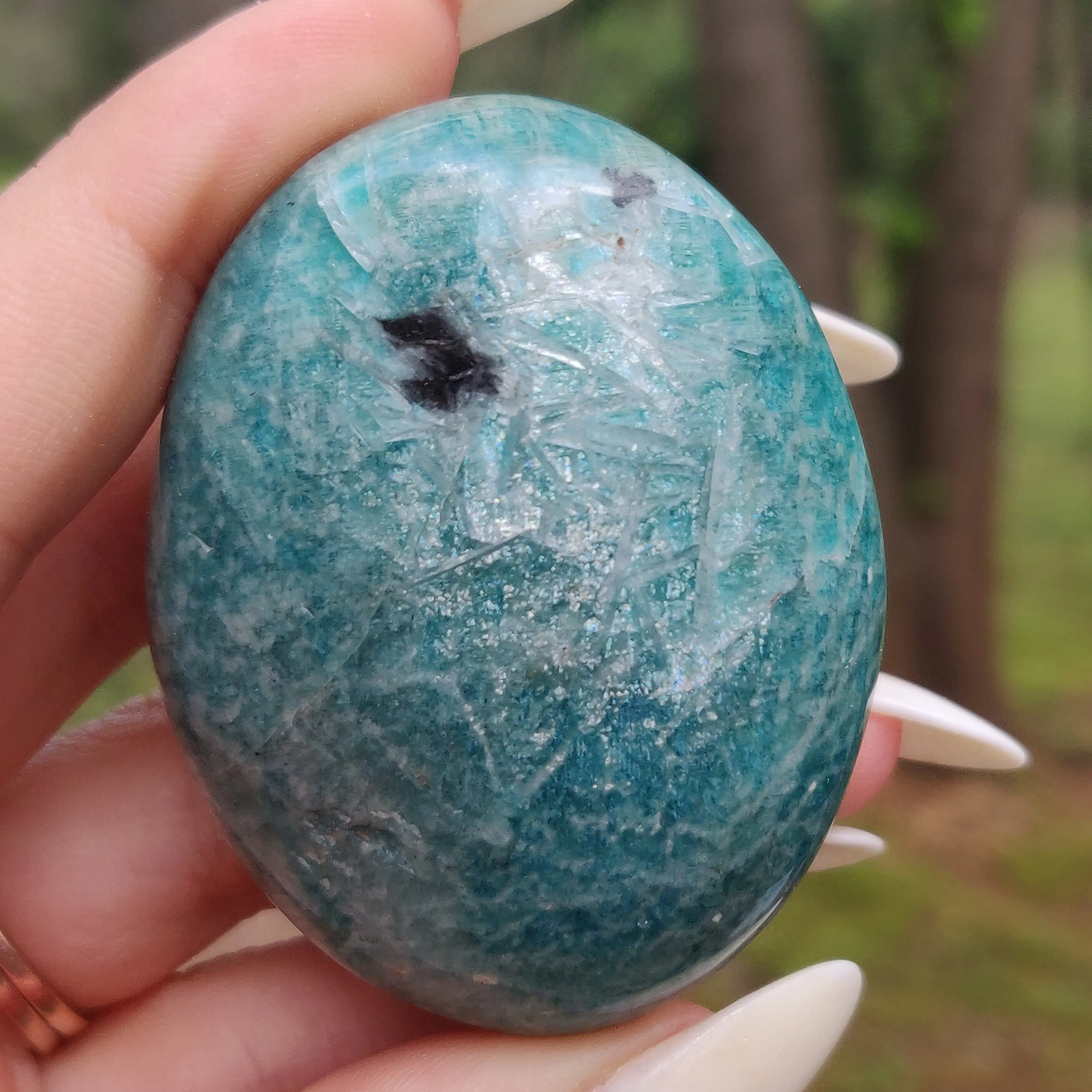 Amazonite Palm Stone (#18)