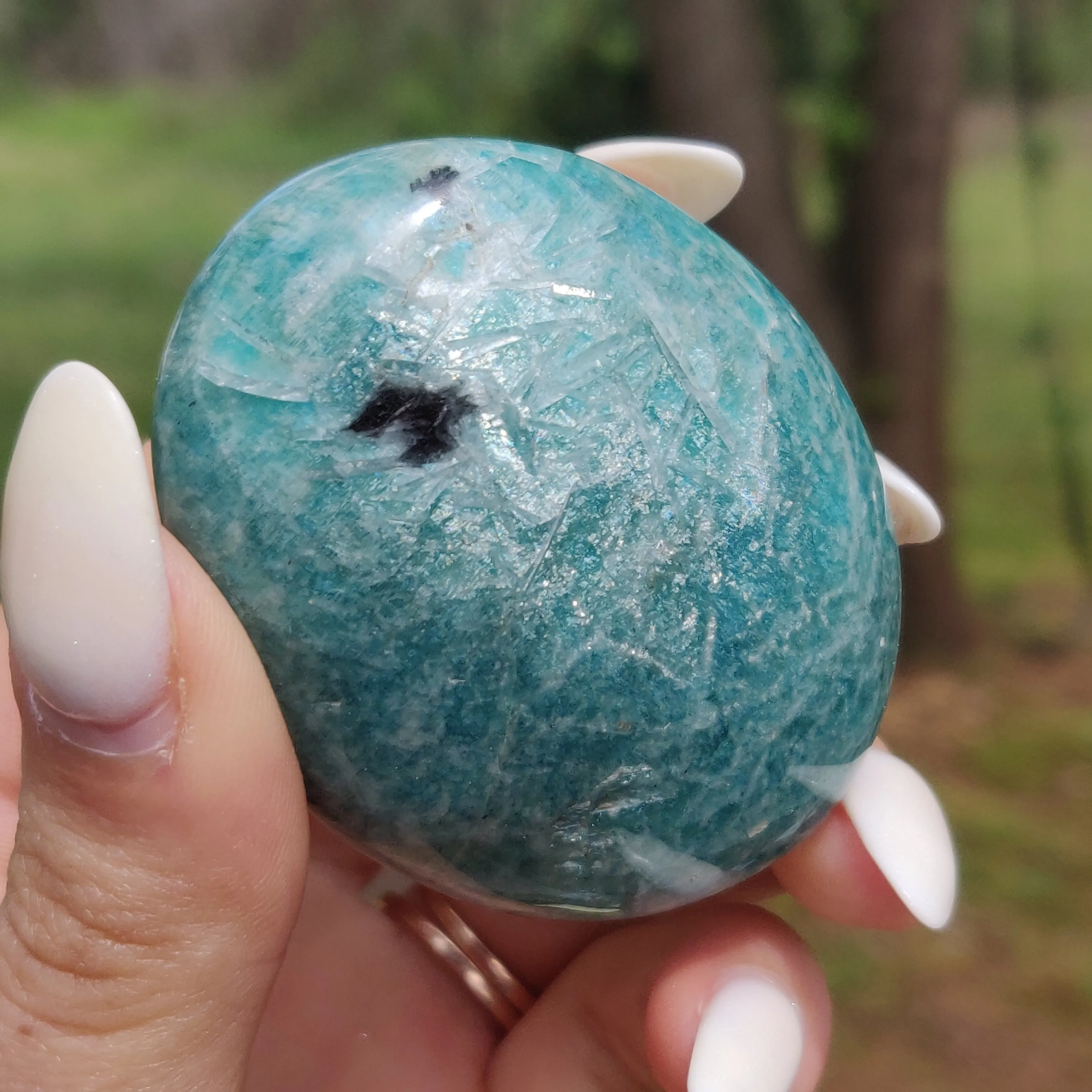 Amazonite Palm Stone (#18)