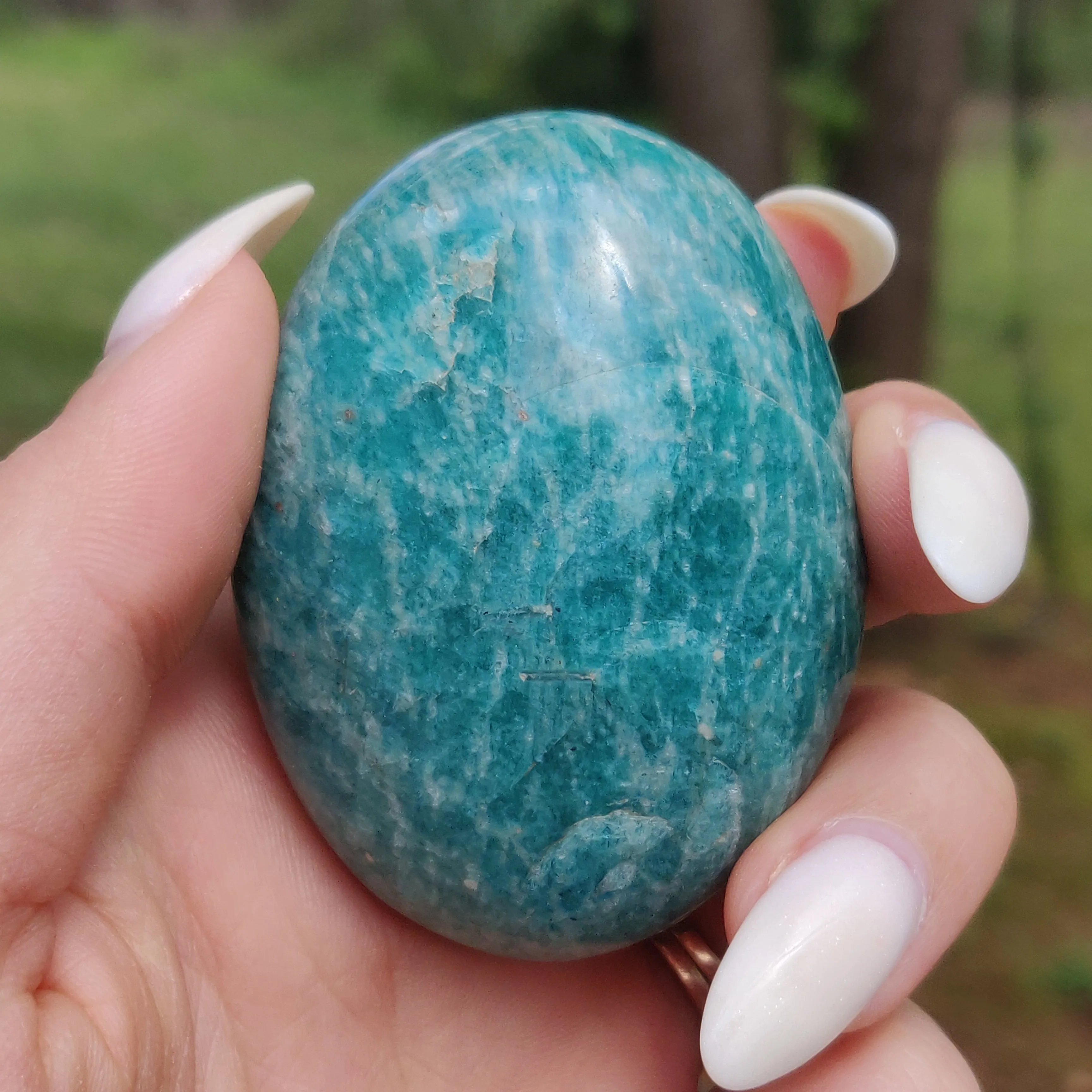 Amazonite Palm Stone (#18)