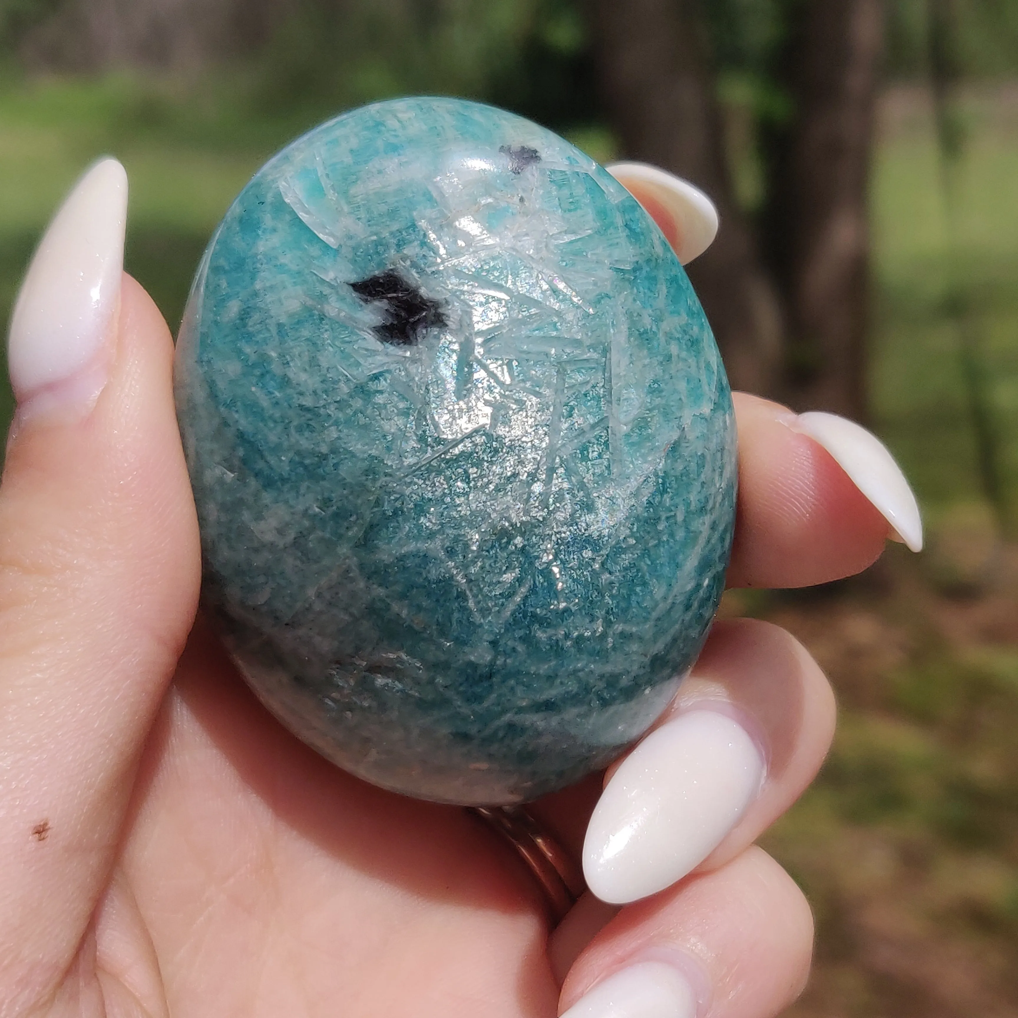 Amazonite Palm Stone (#18)
