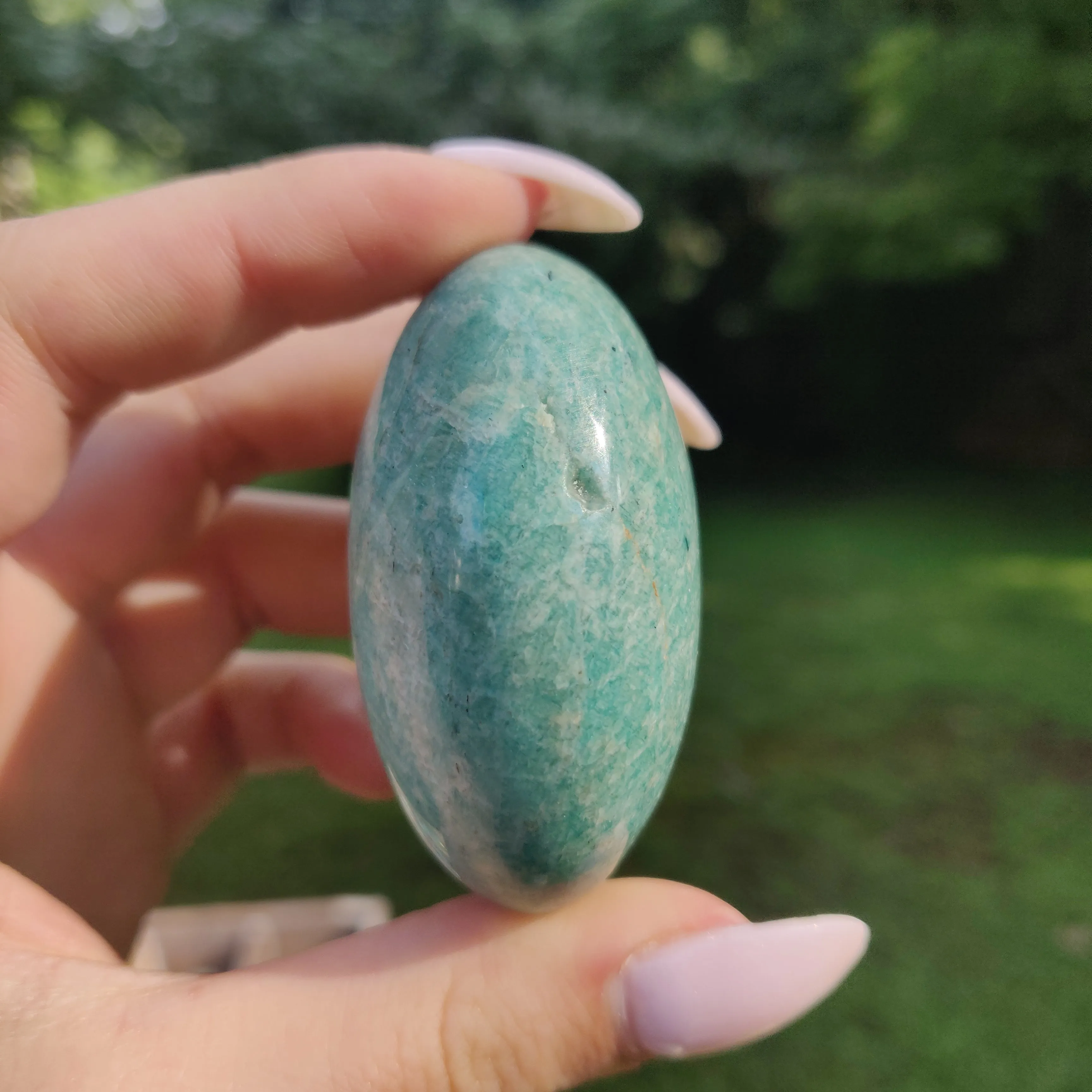 Amazonite Palm Stone (#24)