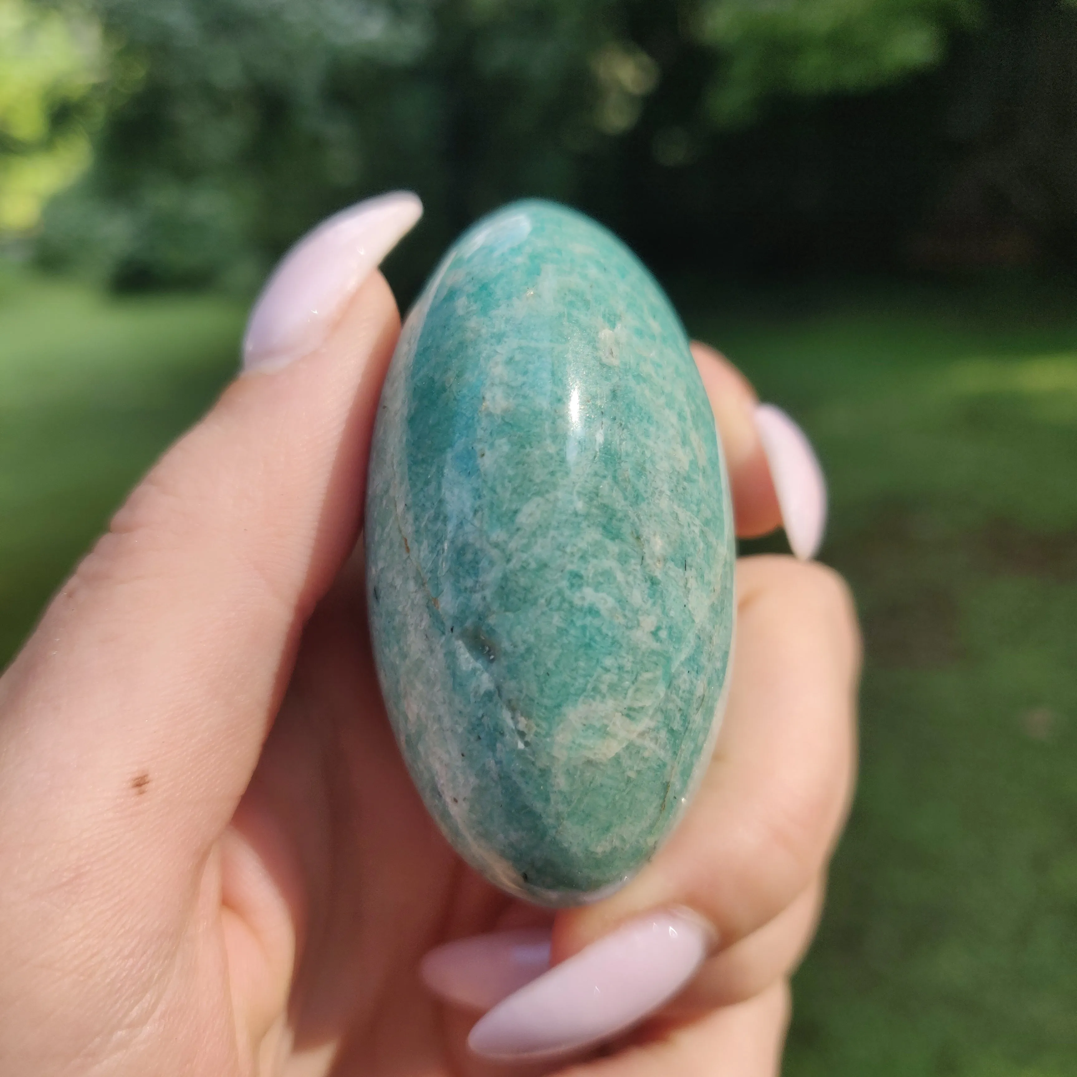 Amazonite Palm Stone (#24)