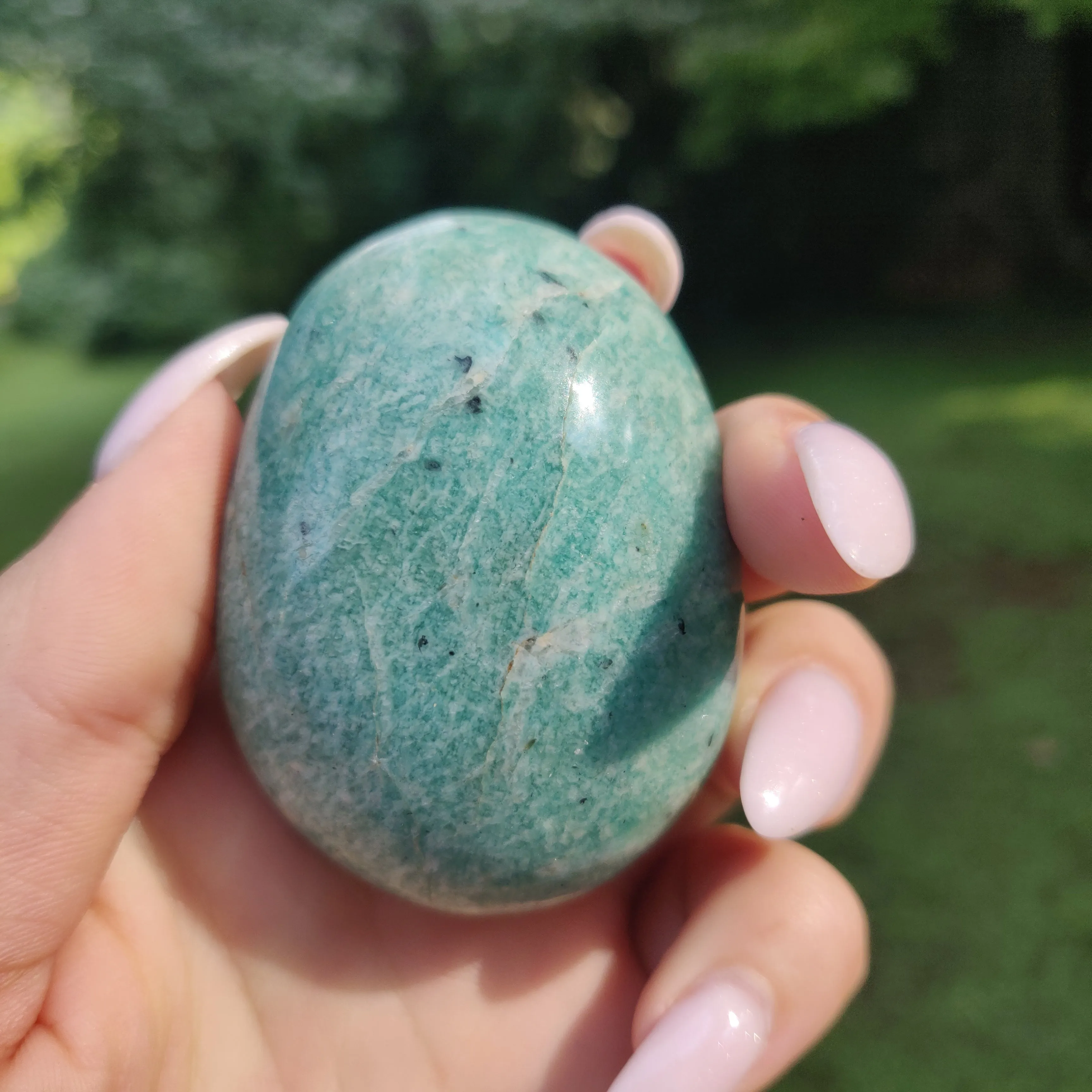 Amazonite Palm Stone (#24)