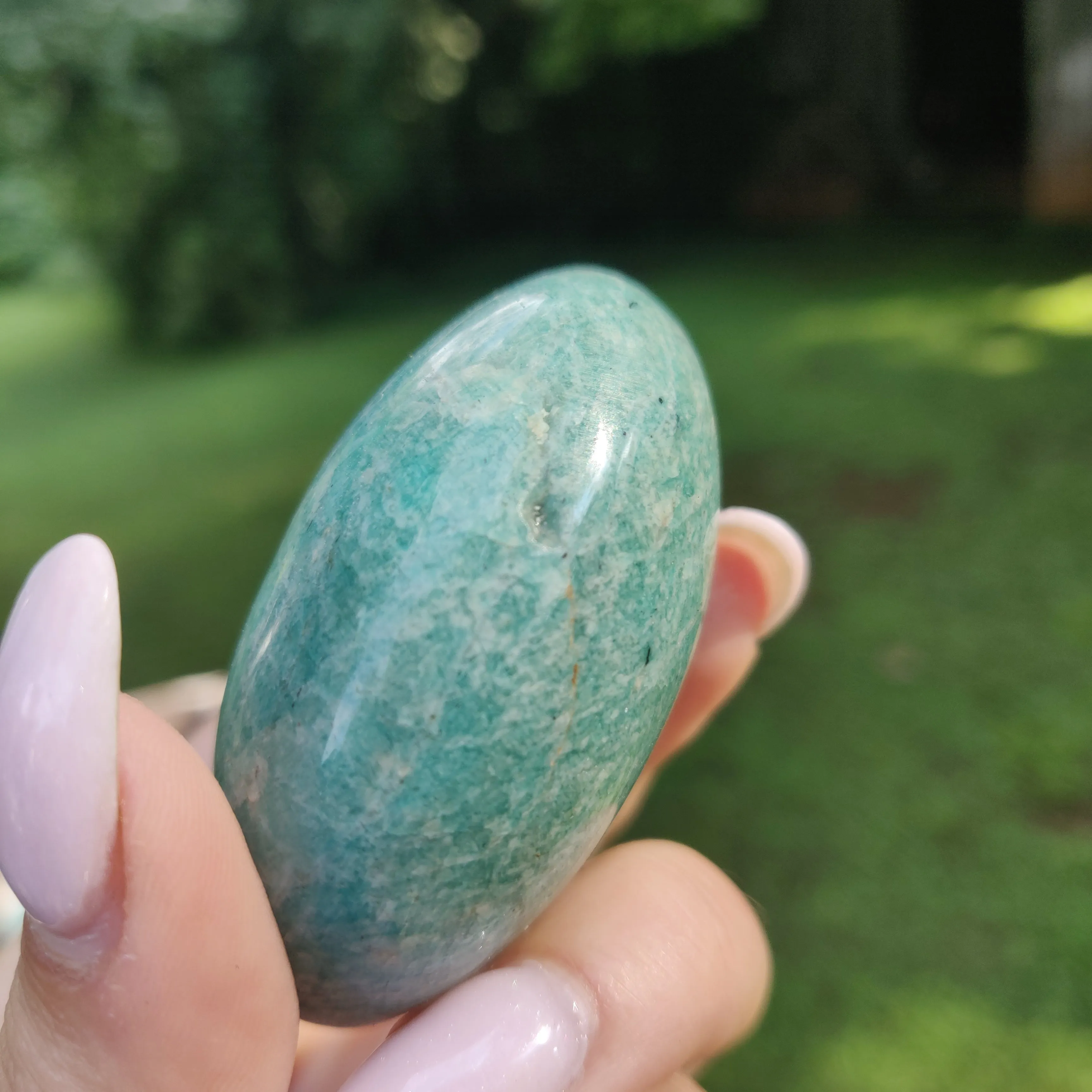 Amazonite Palm Stone (#24)