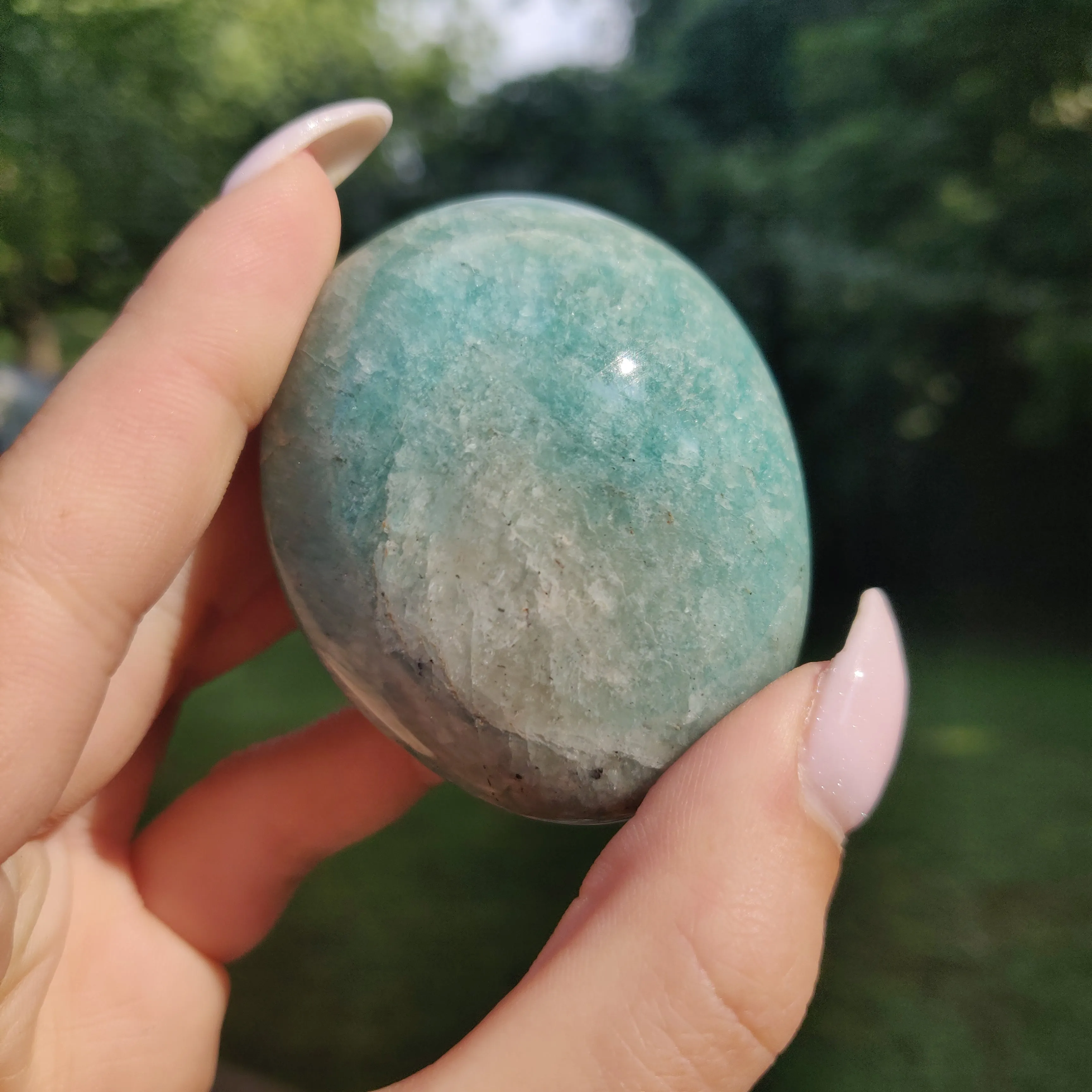 Amazonite Palm Stone (#25)