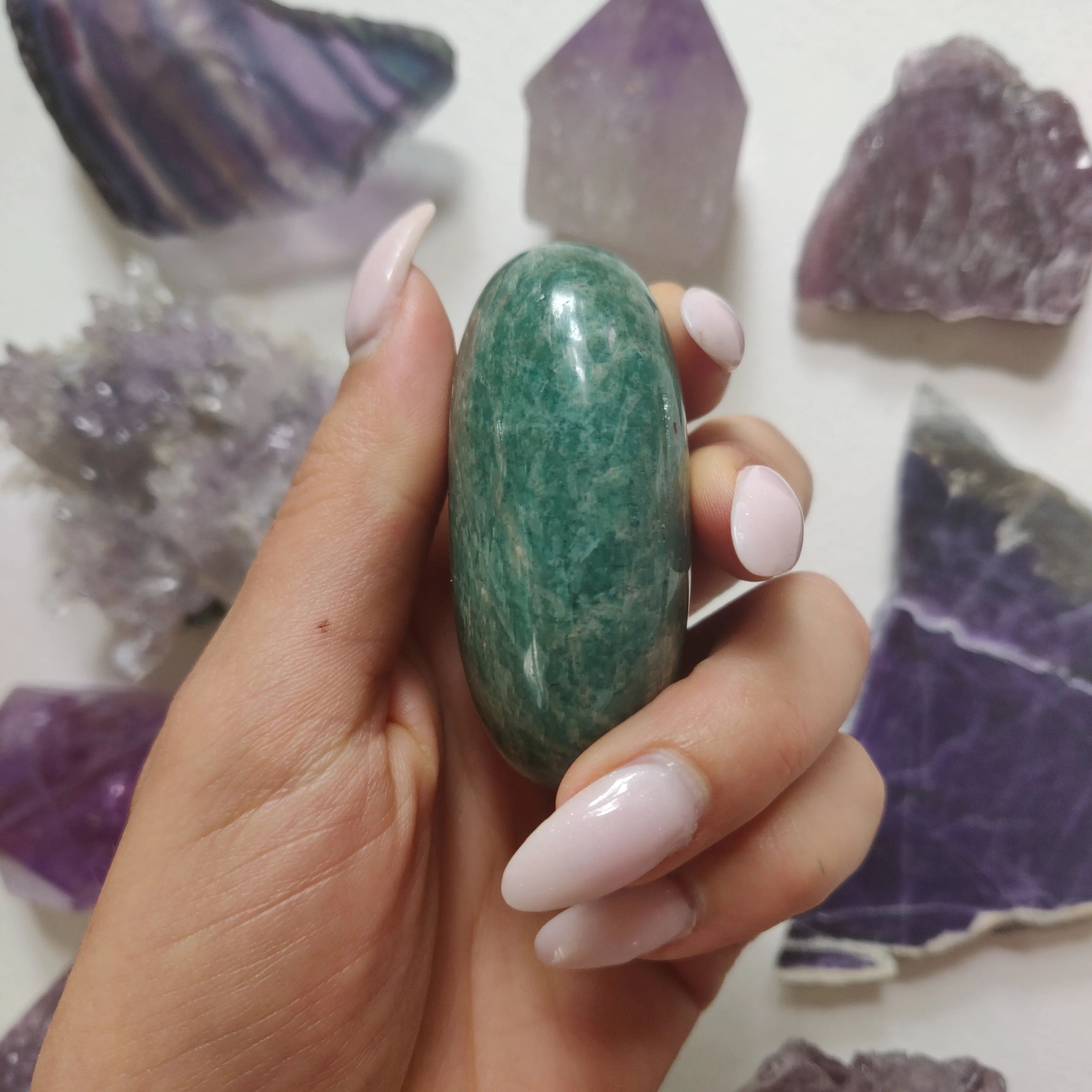 Amazonite Palm Stone (#27)