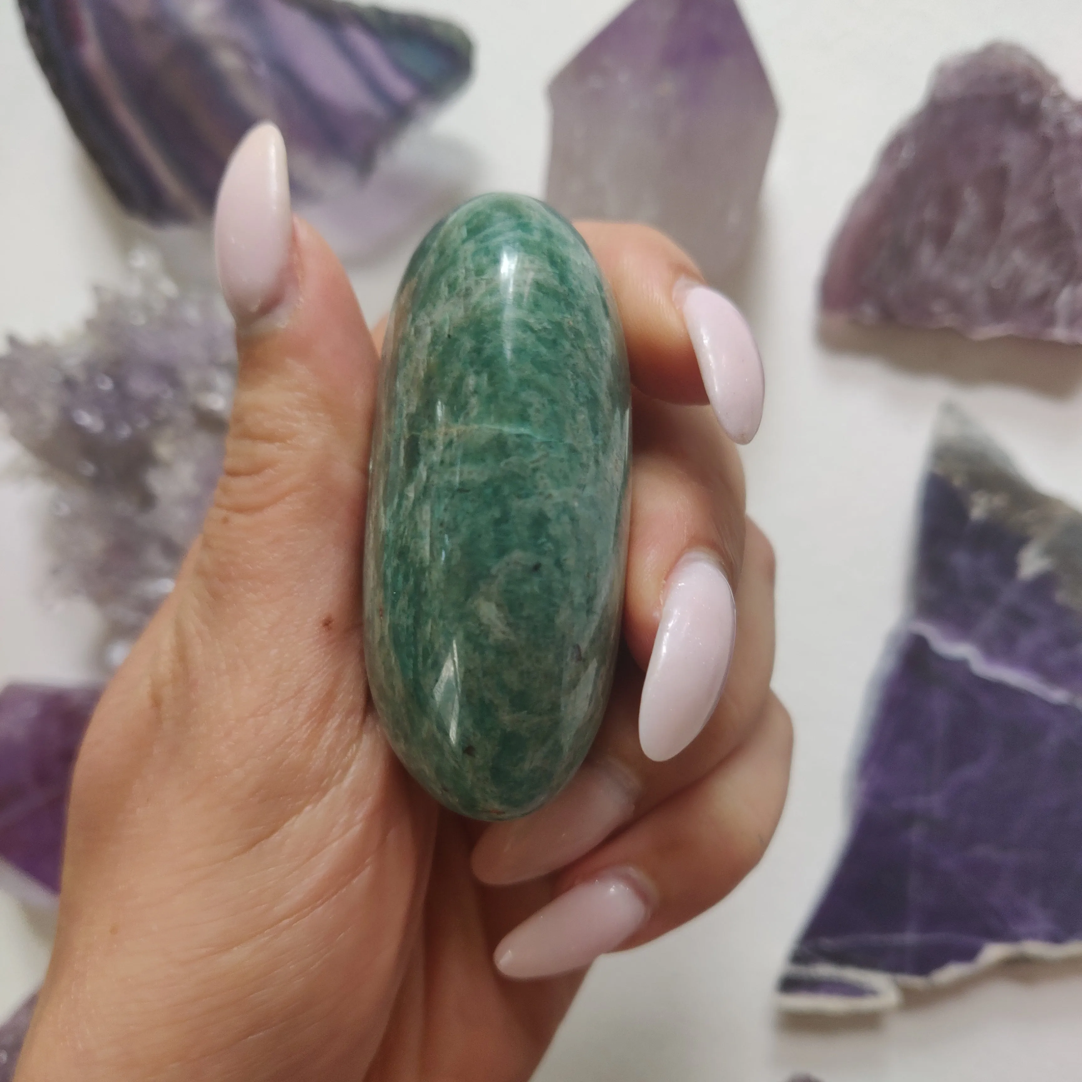 Amazonite Palm Stone (#27)