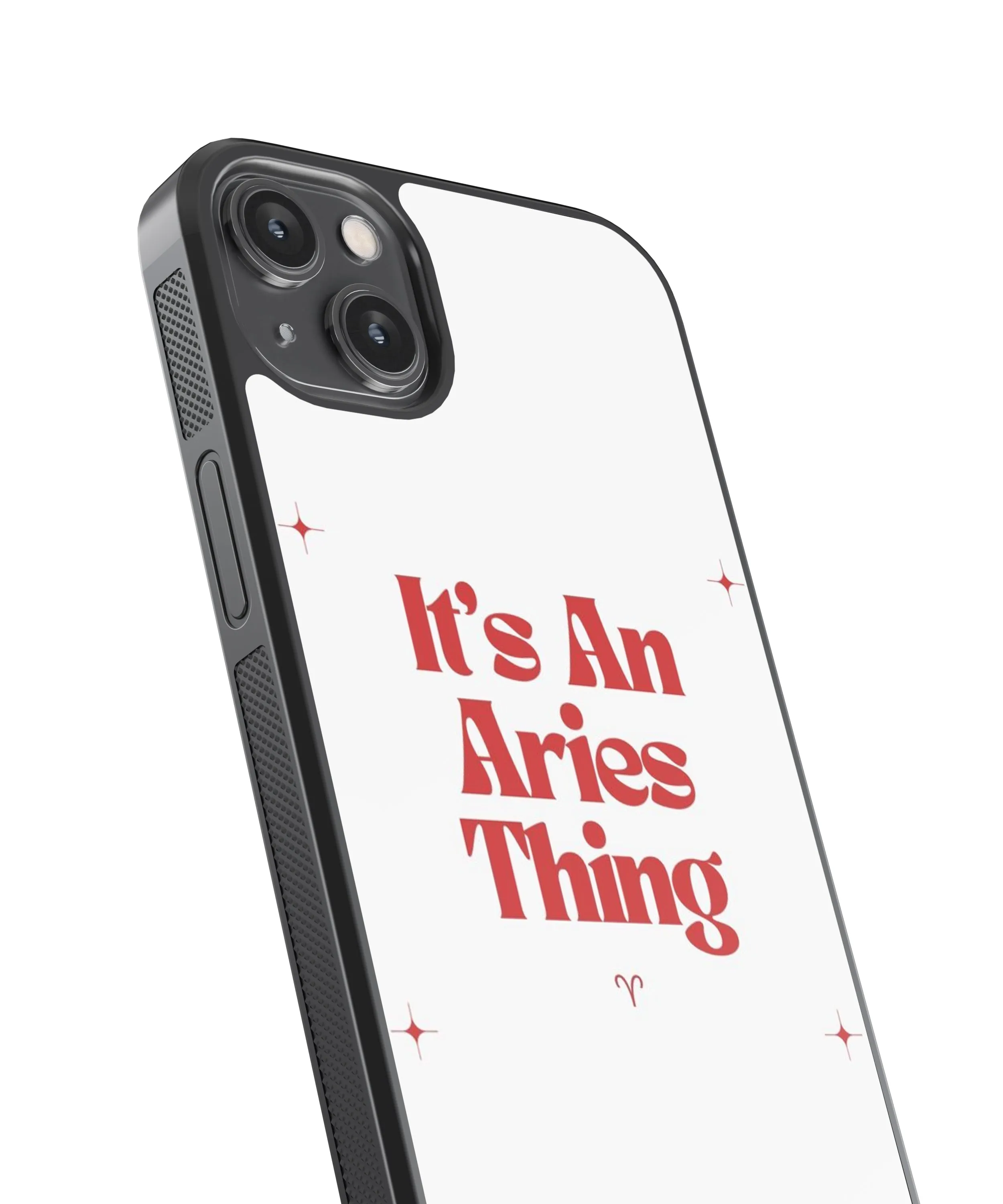 Aries Zodiac Sign Glass Phone Case Cover