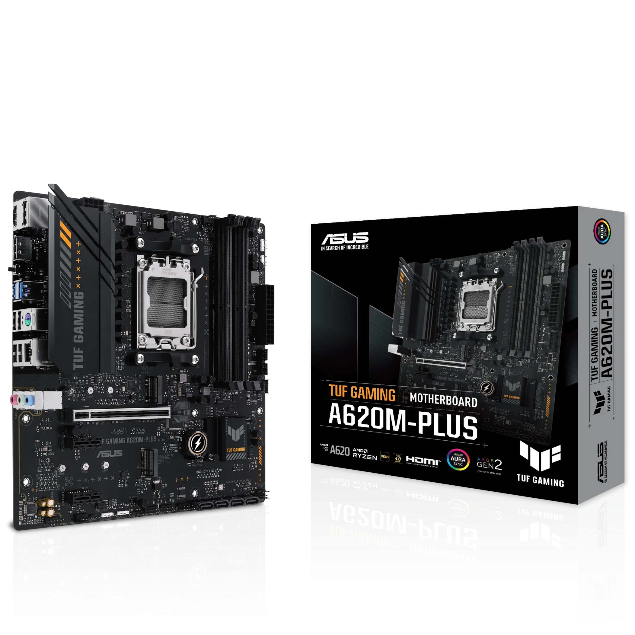 ASUS TUF GAMING A620M-PLUS DDR5,Socket AM5 mATX Motherboard