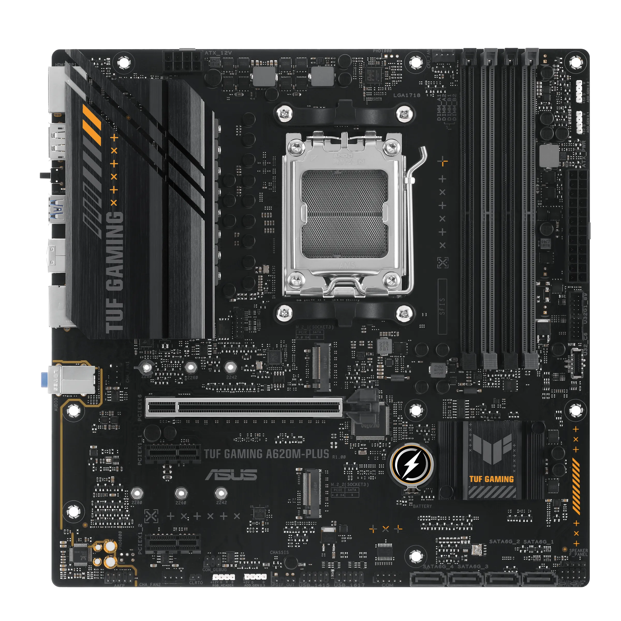 ASUS TUF GAMING A620M-PLUS DDR5,Socket AM5 mATX Motherboard
