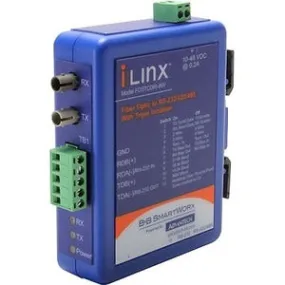 B B SmartWorx Industrial Serial to Fiber Optic Converters