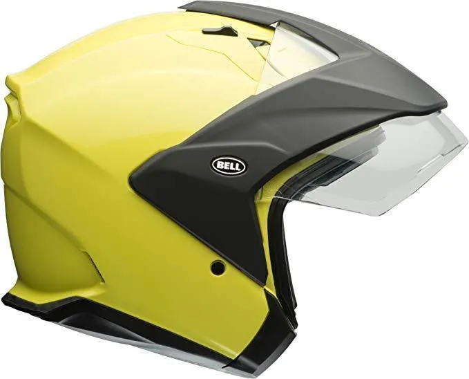 Bell Mag-9 Sena Hi-Viz Yellow Open Face Helmet